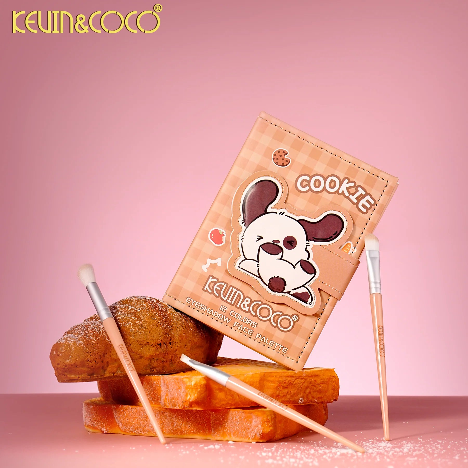 Set de Paleta de Sombras y Brochas Cookie